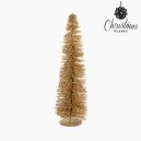 Sapin de Noël Rotin Champagne (15 x 15 x 40 cm) by Christmas Planet