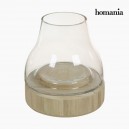 Bougeoir Verre Bois - Collection Pure Crystal Deco by Homania