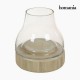 Bougeoir Verre Bois - Collection Pure Crystal Deco by Homania