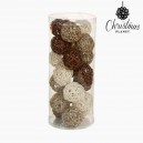 Boules de Noël Café Blanc Champagne (21 pcs) by Christmas Planet