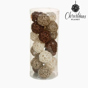 Boules de Noël Café Blanc Champagne (21 pcs) by Christmas Planet