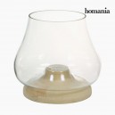 Bougeoir Verre Bois - Collection Pure Crystal Deco by Homania