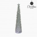 Sapin de Noël Fer Argenté (8 x 8 x 40 cm) by Christmas Planet