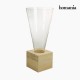 Vase Verre Bois - Collection Pure Crystal Deco by Homania
