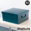 Boîte de Rangement en Carton avec Couvercle et Poignées Classic Oh My Home