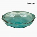 Pièce centrale en verre recyclé Turquoise - Collection Crystal Colours Deco by Homania