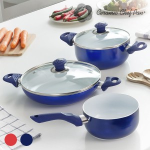 Batterie de Cuisine Ceramic Chef Pan (5 pièces)