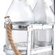 Bouteilles en Verre avec Porte-Bouteilles Vintage Coconut
