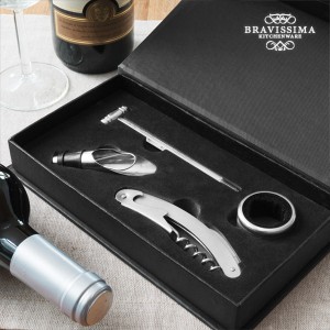 Set d'Accessoires pour Vin Bravissima Kitchen (4 pièces)