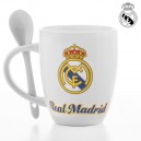 Tasse avec Cuillère du Real Madrid CF