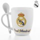 Tasse avec Cuillère du Real Madrid CF