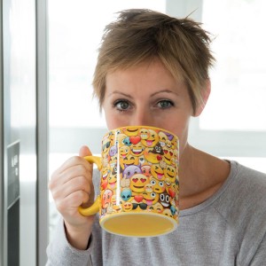 Tasse Collage Émoticônes XL