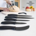 Couteaux en Céramique Professionnels Bravissima Kitchen Titanium (7 pièces)