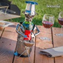 Porte-bouteille en Métal Chef de Barbecue Homania
