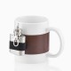 Tasse en Céramique avec Flasque Métallique Gadget and Gifts