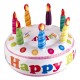 Gâteau d'Anniversaire Gonflable