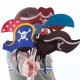 Accesoires Pirate pour Photos Amusantes (pack de 12)