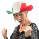 Chapeau de Cowboy Drapeau de l'Italie