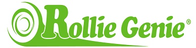 rollie genie logo - roller, nettoyage, entretien, maison, rouleau, adhésif, lavable, shoppingvip, site de vente en ligne