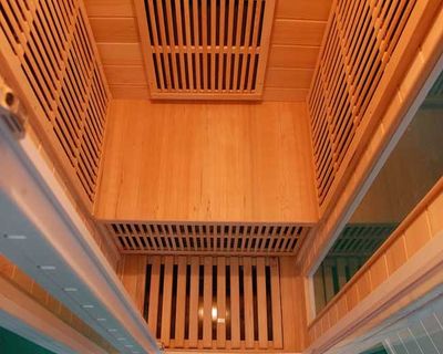 Sauna Infrarouge Soleil Blanc 1 Intérieur